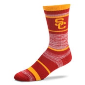 USC Trojans Cardinal SC Interlock Trojans Retro Deuce Socks